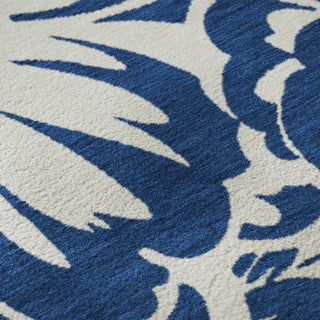 Premium Machine Washable Mayfield AMF551 Navy 1'8" x 2'6" Rug