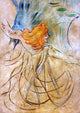 Henri De Toulouse-Lautrec At the Music Hall, Loie Fuller Gallery Wrapped Canvas