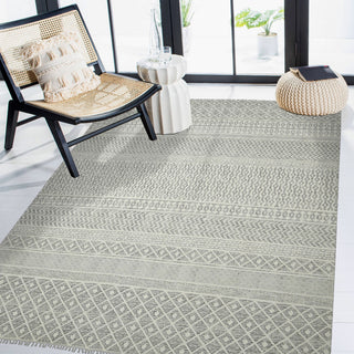 DUNE Denevie Area Rug, Gray, 5' x 7'6", Geometric