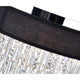 Franca 8 Light Drum Shade Flush Mount With Chrome Finish