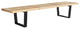 Modern Classics Wood Bench 72", Natural