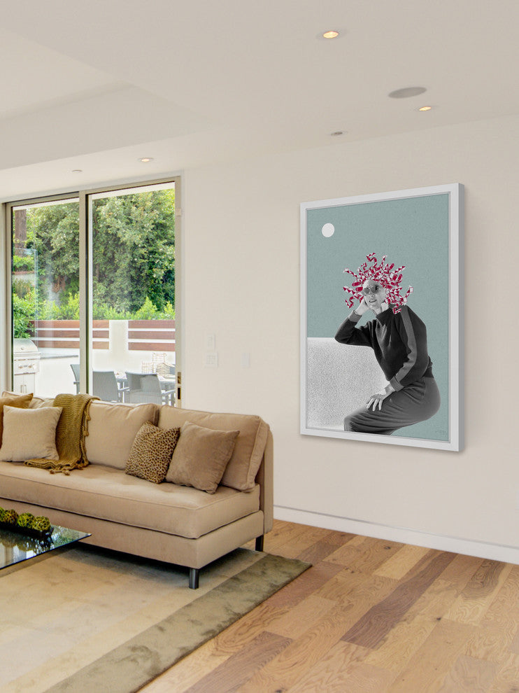 Marmont Hill, "Medusa II" by Bengoa Vazquez Framed Painting Print, 30x45