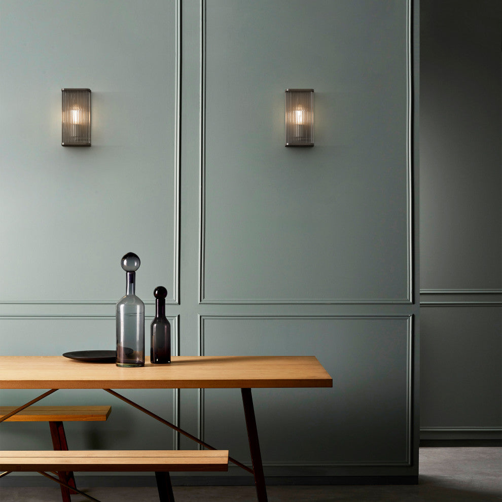 Astro Avignon Square 300, Dimmable Indoor Wall Light (Bronze)