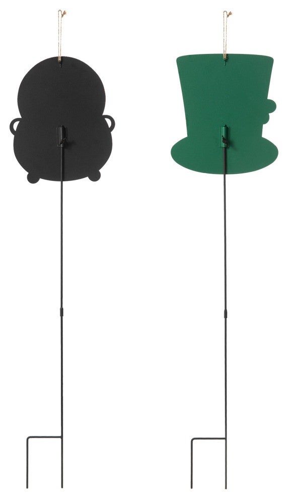 St. Patrick's Metal Yard Stake, 2-Piece Set