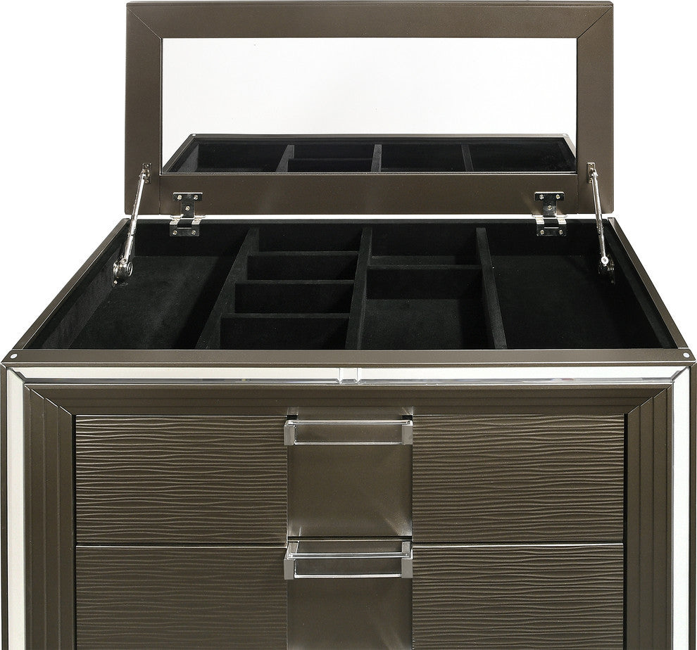 Charlotte 5-Drawer Flip-Top Chest