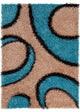 Vivid Contemporary Area Rug, 5'x7'