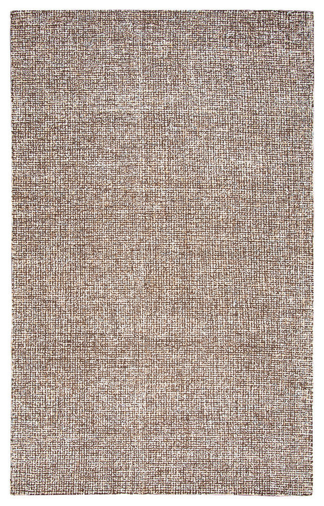 Rizzy Home Brindleton BR360A Brown Solid Area Rug, 9'x12'