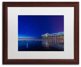 Blanchette Photography 'Lights of Dawn', Wood Frame, White Matte, 20"x16"