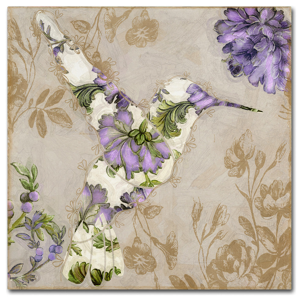 Color Bakery 'Winged Tapestry IV' Canvas Art, 24"x24"