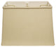 18" Pale Brown Throwback Rectangle Linen Lampshade