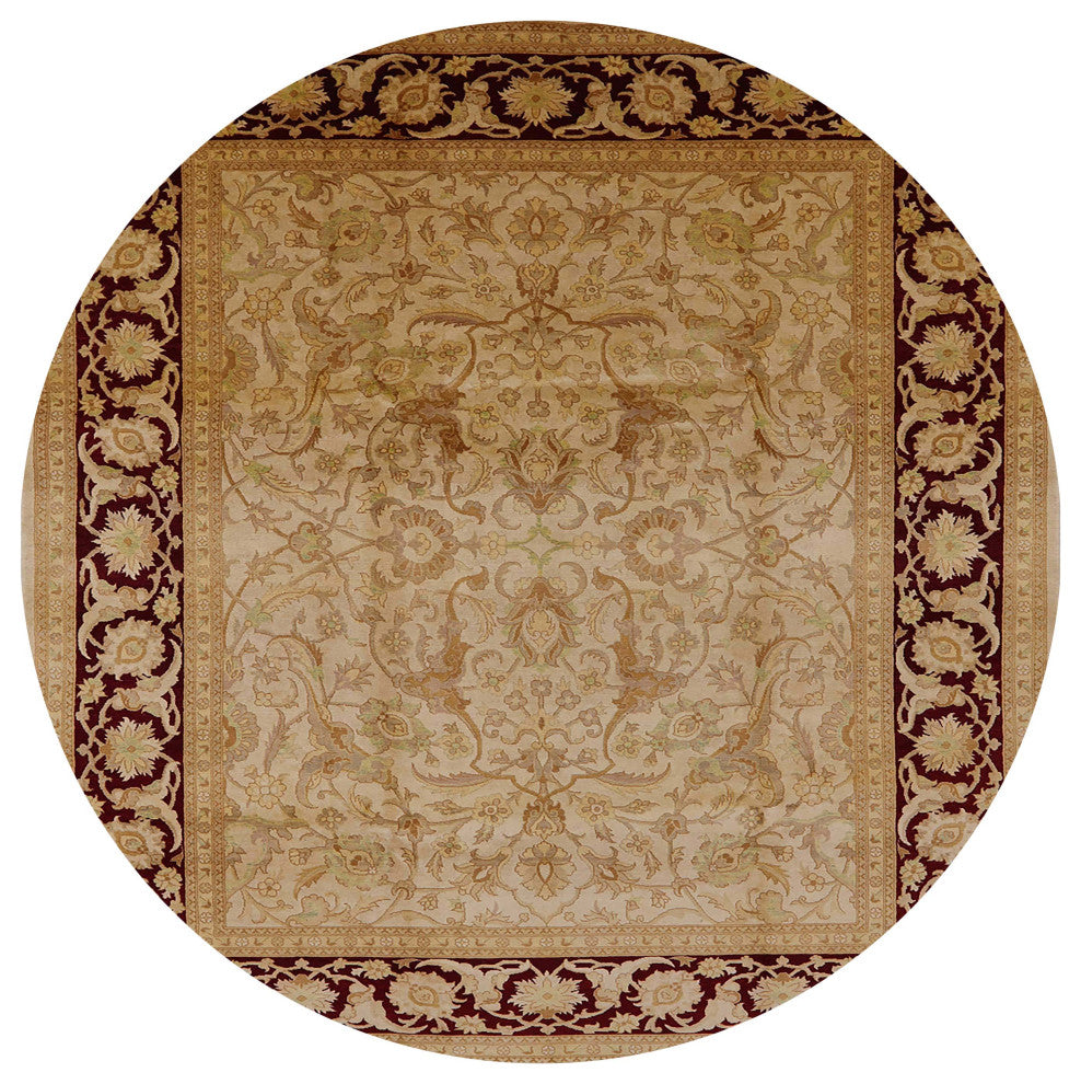Ahgly Company Indoor Round Mid-Century Modern Area Rugs, 7' Round