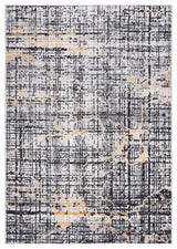 Safavieh Amelia Collection, ALA248 Rug, Charcoal/Gold, 9'x12'