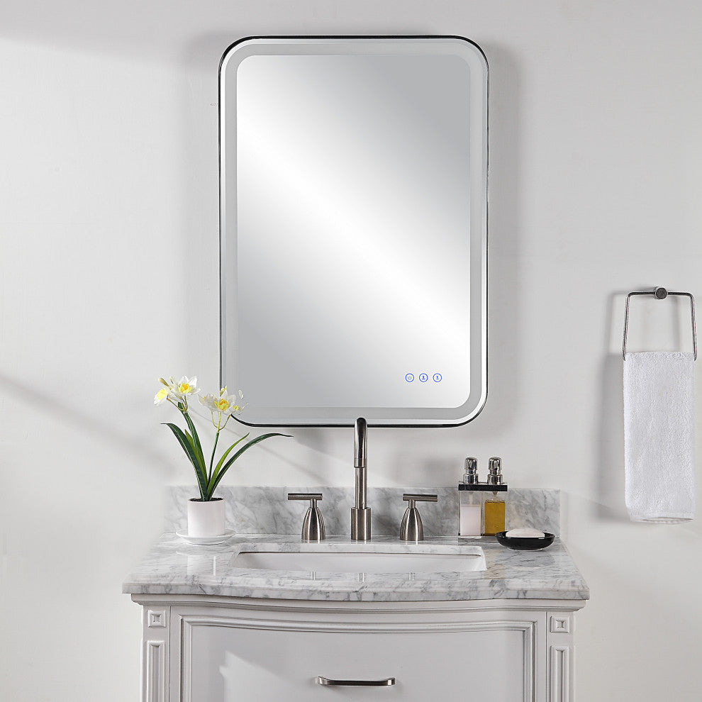Uttermost UT-9861 Mirror from the Crofton collection, Satin Black
