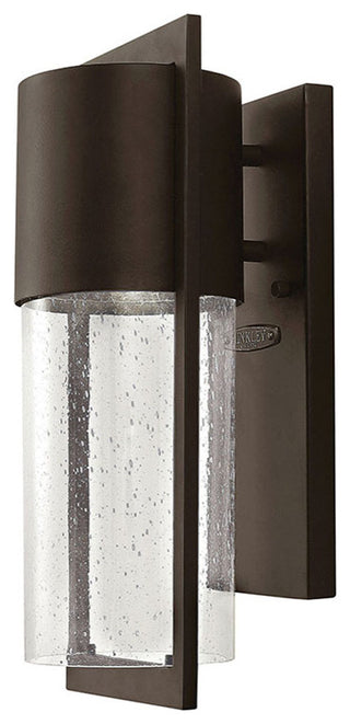 Hinkley Shelter 15.5" Small Outdoor Wall Mount Lantern, Buckeye Bronze