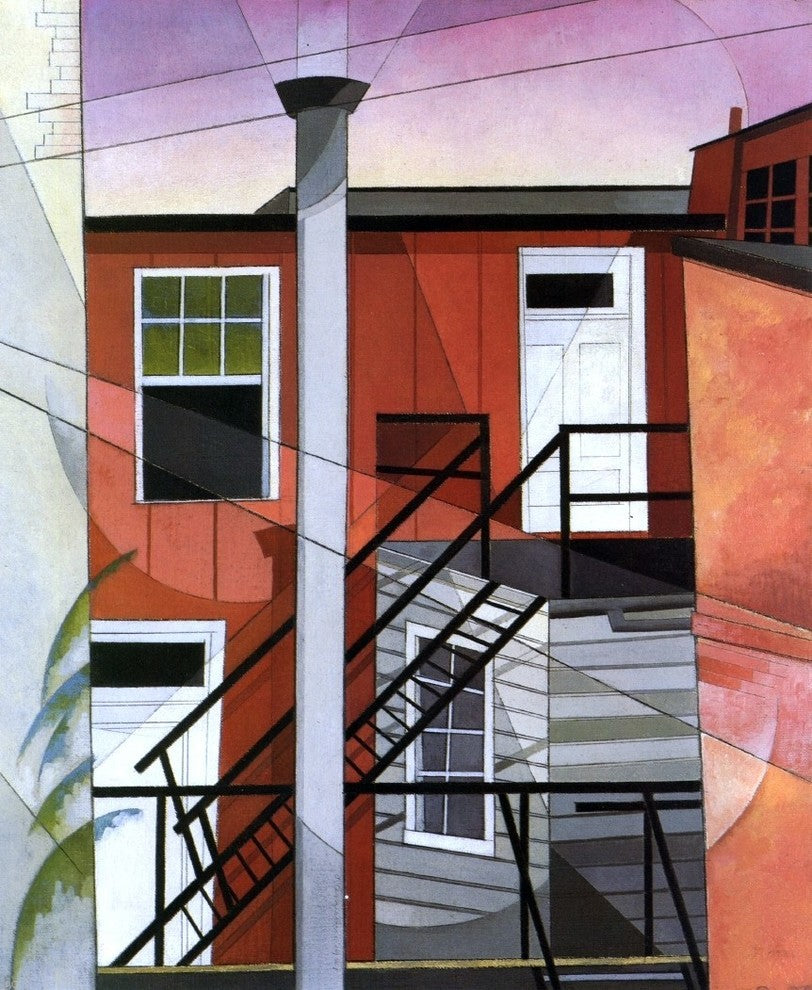 Charles Demuth Modern Conveniences, 20"x25" Gallery Wrapped Canvas Print