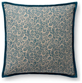 Loloi PLL0194 Blue 18'' x 18'' Cover WithDown