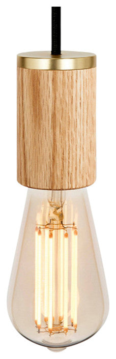 Squirell Cage With Oak Pendant