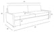 Nativa Interiors Kimpton 79" Sofa, Grey, Depth: Classic