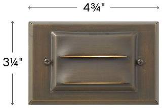 Hinkley Hardy Island Horizontal Led Deck Sconce, Matte Bronze
