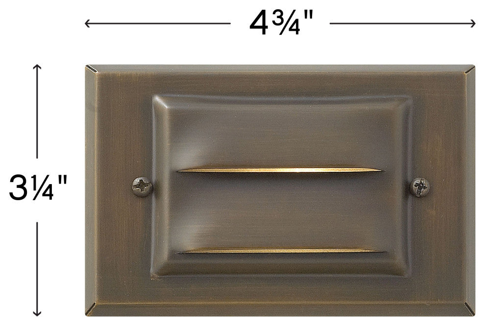 Hinkley Hardy Island Horizontal Led Deck Sconce, Matte Bronze