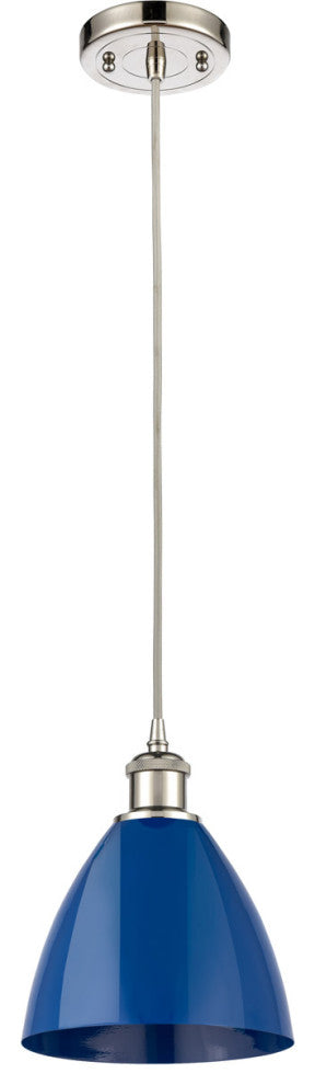 Innovations 516-1P-PN-MBD-75-BL-LED 1-Light Mini Pendant, Polished Nickel