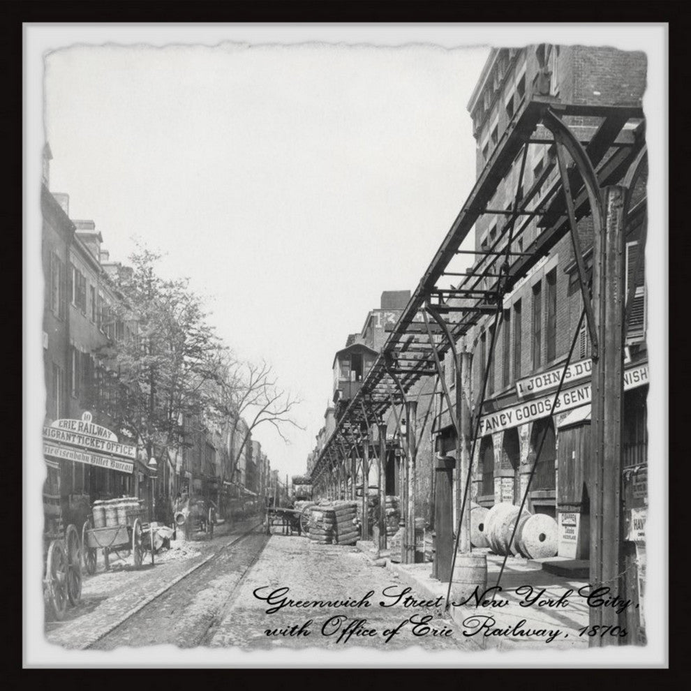 "Old Road" Framed Painting Print, 32x32