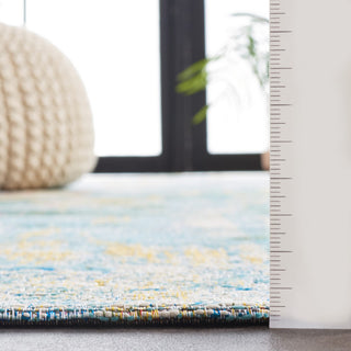 Safavieh Barbados Collection Indoor-Outdoor, BAR522 Rug, Light Blue/Green, 8'x10'5"