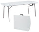 NPS 30" x 72" Heavy Duty Fold-in-Half Table, Speckled Grey