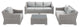 Conway Sunbrella Outdoor Patio Wicker Rattan 4-Piece Furniture Set