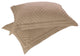 Microfiber Stain and Water Resistant Diamond Quilt King Shams, Set of 2