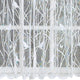 Songbird White Lace Kitchen Curtain, 56"x24" Tier Pair