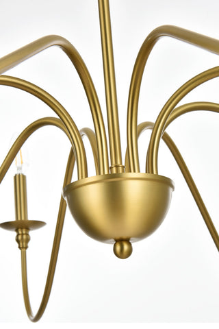 Living District Rohan 42" Chandelier in Satin Gold