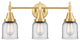 Innovations 447-3W-SG-G52 3-Light Bath Vanity Light, Satin Gold