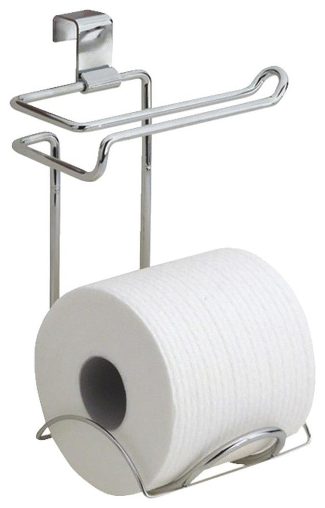 Chrome Over Tank Toilet Paper Holder