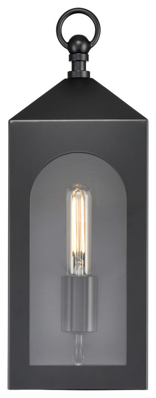 1 Light 5.75 in. Powder Coated Black Outdoor