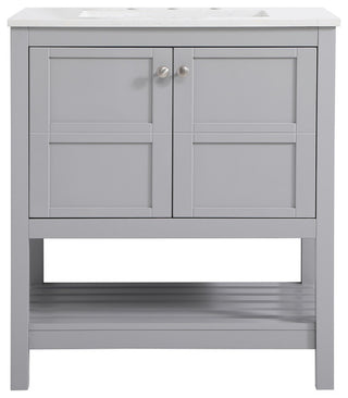 Tucker Grey 30" Single Sink Bathroom Vanity
