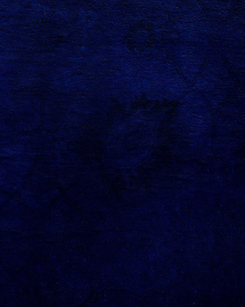 Fine Vibrance, One-of-a-Kind Hand-Knotted Area Rug Purple, 7'10"x10'3"