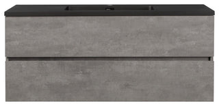 Bridgeport Wall Mounted Vanity Set With Cabinet and Integrated Basin, 48"