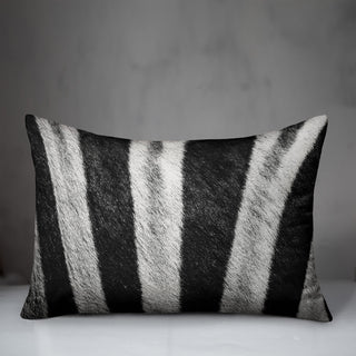 Zebra Fur Close Up Throw Pillow