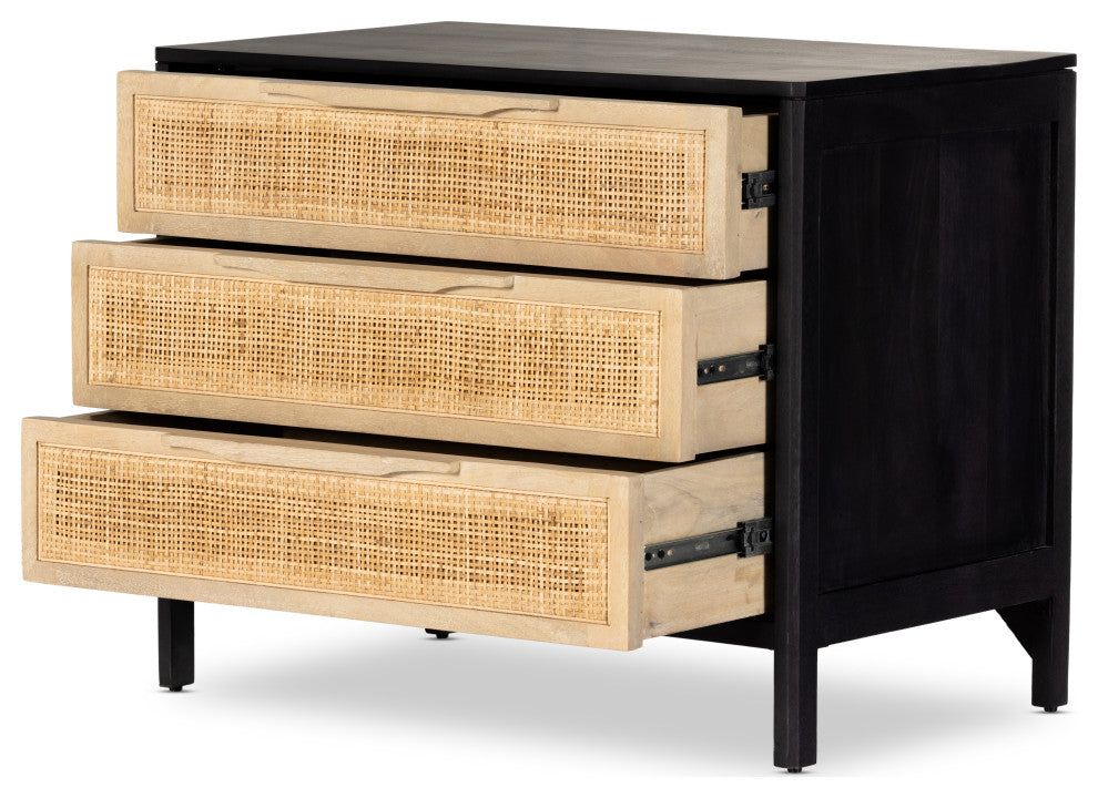 Sydney Large Nightstand-Black Wash