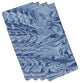 M?lange, Geometric Print Napkin, Blue, Set of 4