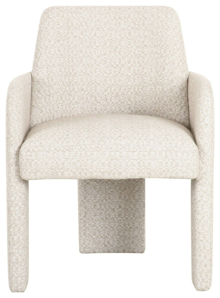 Modrest Cando Modern Beige Fabric Dining Chair