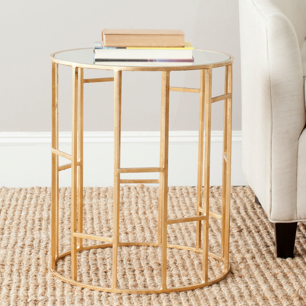 Safavieh Doreen Accent Table, Mirror Top