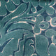 Plutus Blue Velvet Damask Luxury Throw Pillow, 20"x30"
