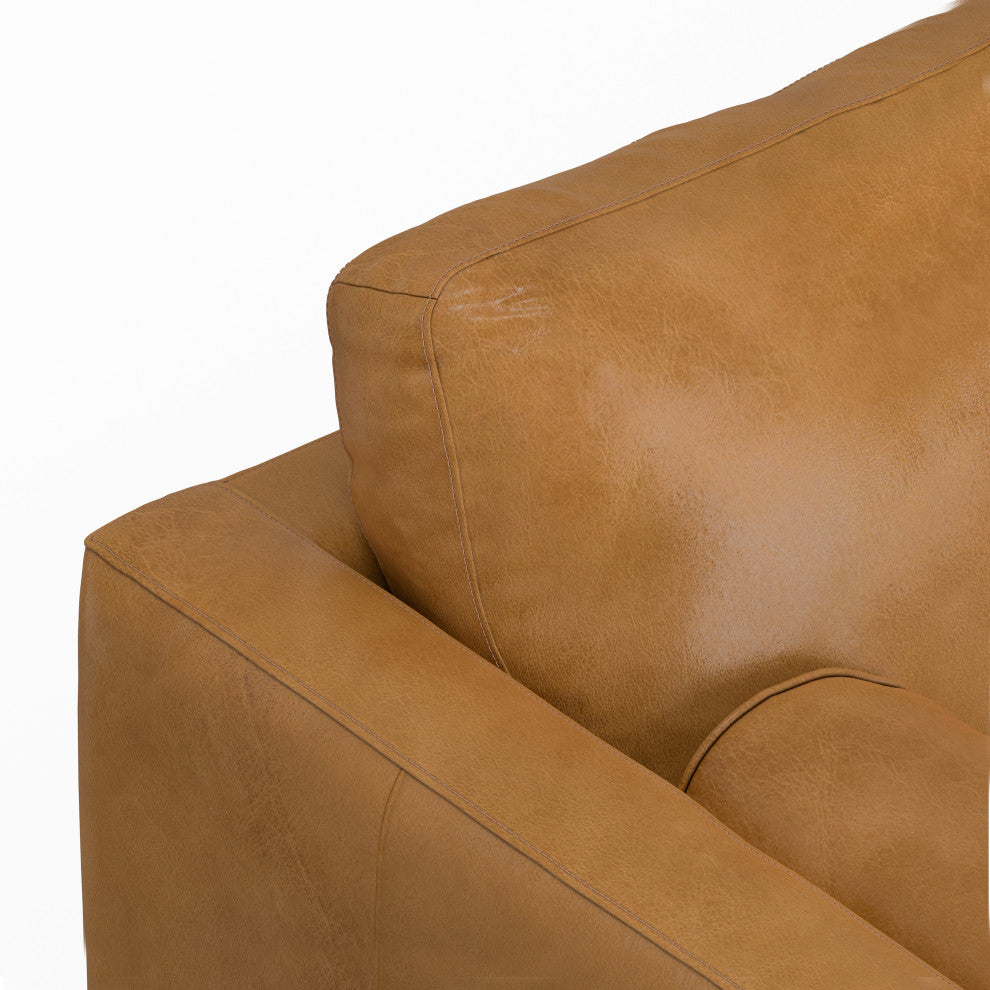 Morrison 89" Sofa and Ottoman Set, Sienna, 89"