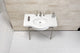 Fauceture VPB28140W8BN 37" Ceramic Console Sink, Legs