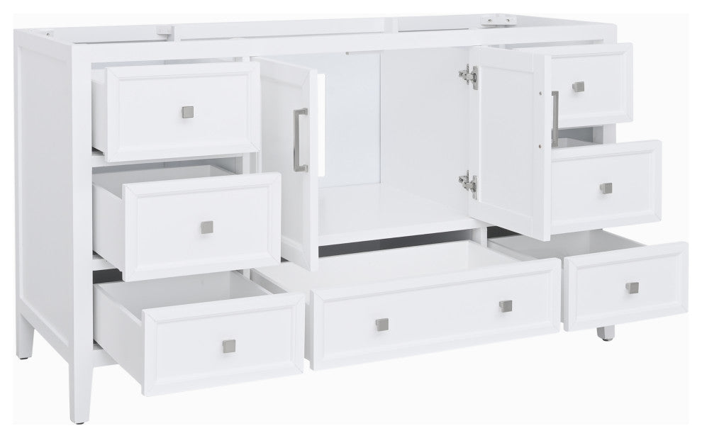 Avanity Everette 60 in. Single Vanity Only in White