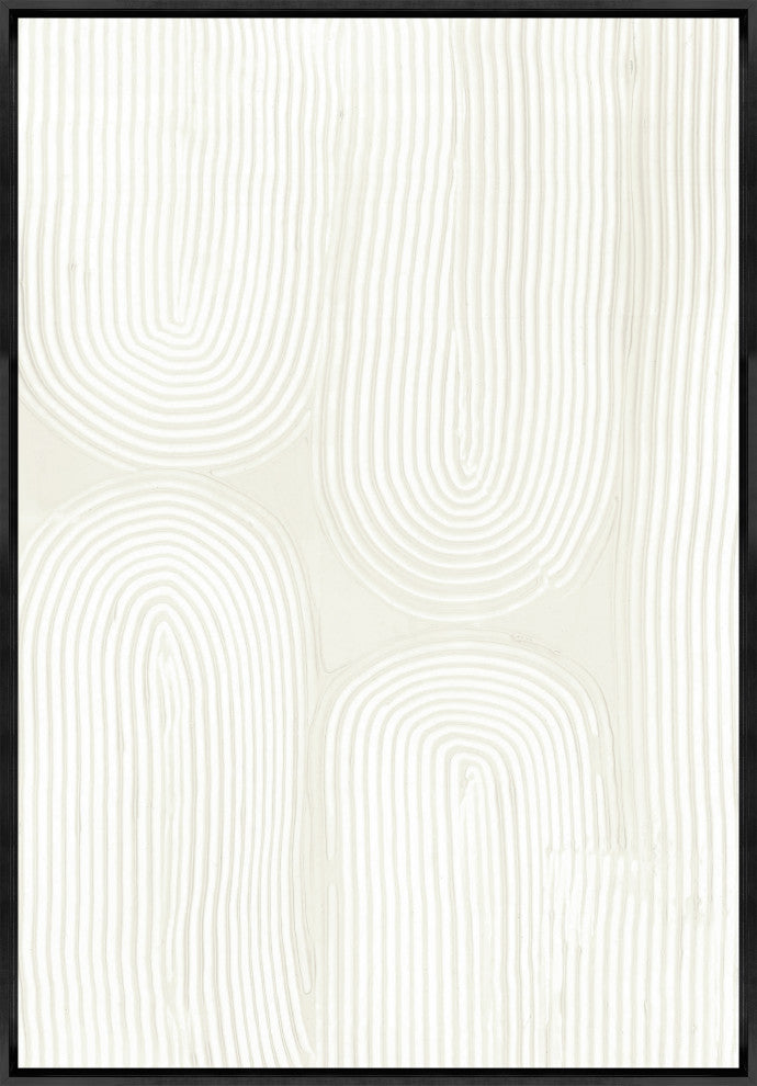 24x35 Your Trace V, Framed Artwork, Black