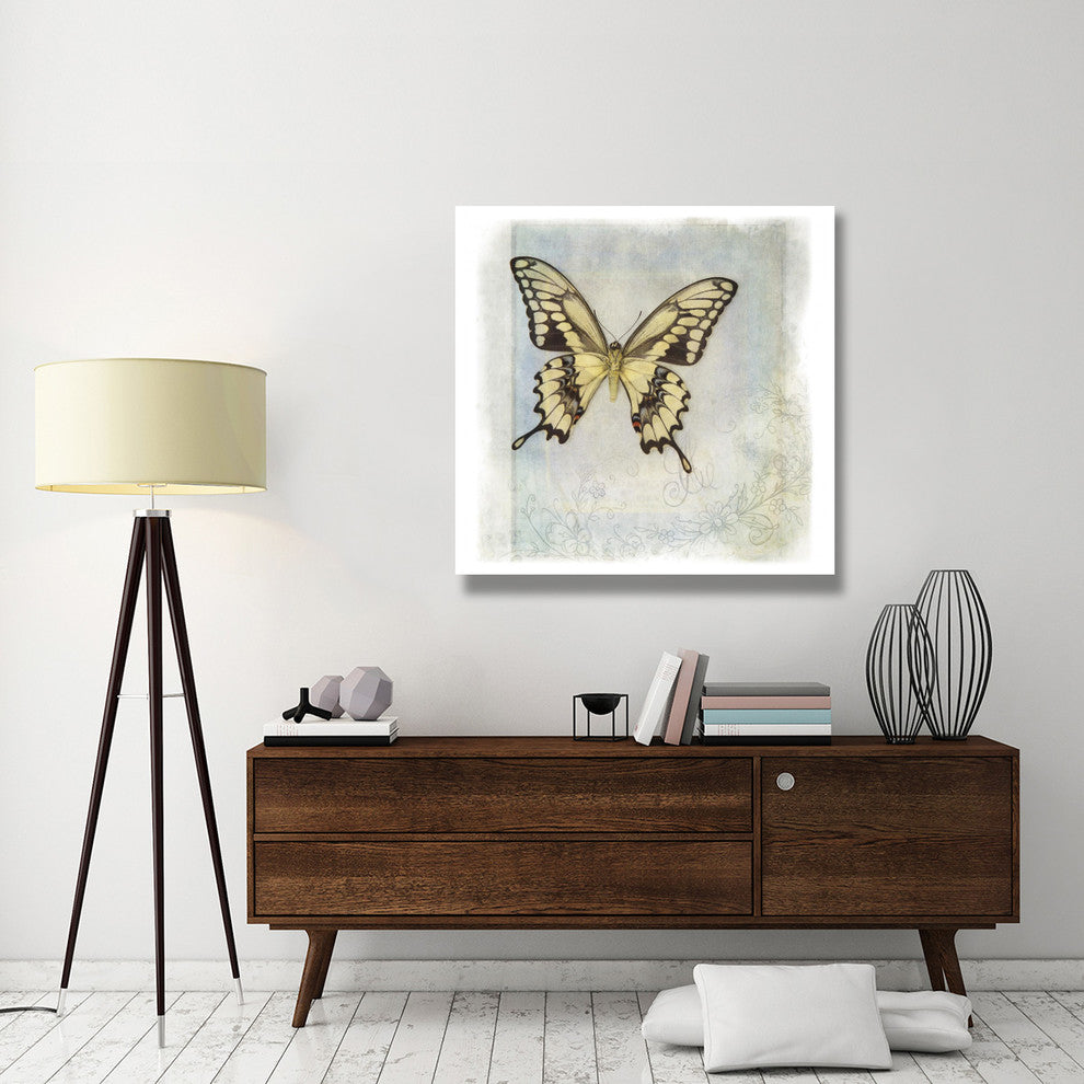 "Floating Butterfly V" Digital Paper Print by Debra Van Swearingen, 42"x42"