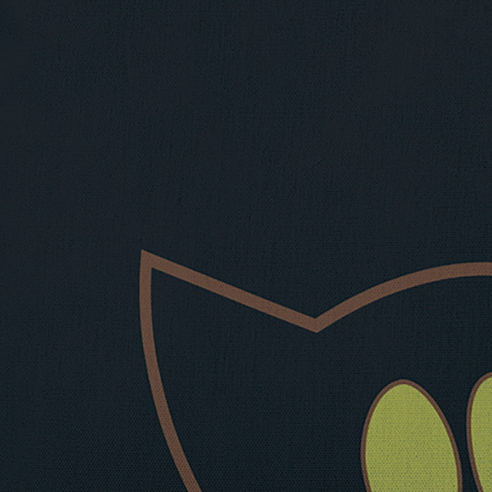 Halloween Cat Eyes Accent Pillow, Black, 20"x20"